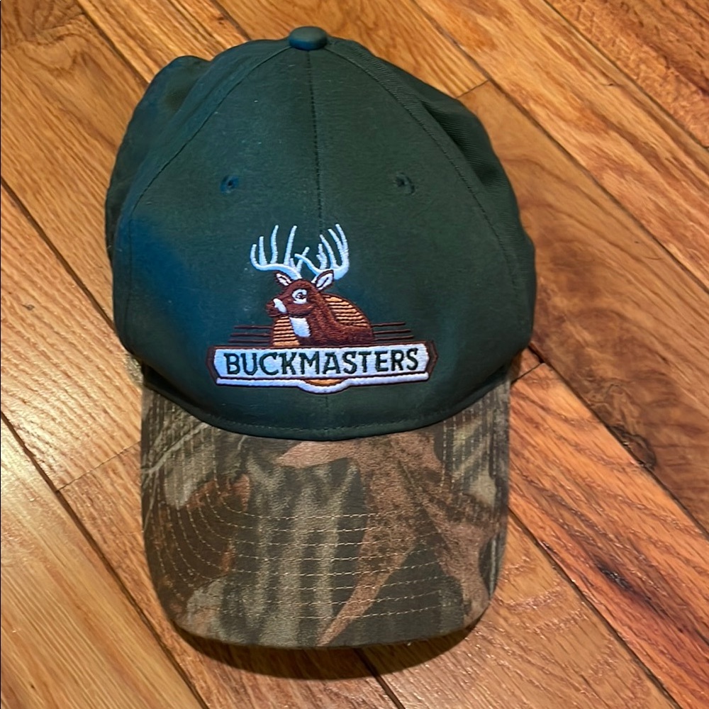 BuckMasters Green and Brown Cap